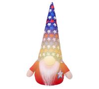Generico Patriotic Gnomes | Tomte Swedish Plush Toy 28 cm, Gnomes | Rustic Plush Decorations for Home and Parties Table Decorations Shelf