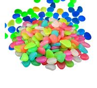 Generico Pebbles for Plants - Pack of 100 Bright and Polished Stones - Decorative Rocks for Potted Plants for Aquarium Water Pots Terrarium Crafts Landscaping Indoor Outdoor Pathways