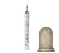 Generico Pen for Graveside Letters, Golden Marker for Restoration Inscriptions - Pen for Writing on Monuments, for Limestone Marble Granite External Cemetery Church Garden