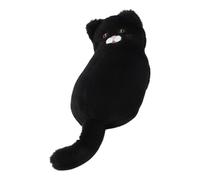 Genérico Pencil Case - Polyester 26 x 14 x 4 cm | Cat Pencil Case, Plush Pen Holder, Large Stationery | for School Office Travel Children Teens Adults, Black, Consulte la descripción, See description