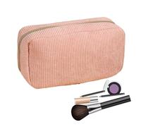 Genérico Pencil Case Pouch, 8.66x4.33x2.76 Inches Large Capacity Corduroy Pencil Pouch - Middle School College Stationery Container Artistic for Travel Commuting Painting Marking Journaling, Pink
