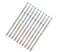 Genérico Pencils No. 2 | 10 Unbreakable and Fun with Rubber HB Pencils with Designs for Teachers, for Children, Preschoolers, Students, Teachers, Home, Classroom, Learning, Drawing,