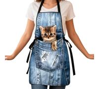 Genérico Pet Dogs Brooming Apron - Adjustable Bib Apron | Waterproof Adjustable Straps Protector | Cute Funny Aprons | for Grill Activity BBQ Pizza H