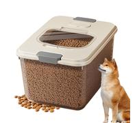 Generico Pet Food Container | Storage Snack Pets, Stackable Container with Measuring Cup for Kitchen Pantry Camping