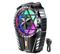 Genérico Phone Cooling Fan - ABS, 2.28 x 3.43 inches Phone Cooler Adjustable | USB Rechargeable Silent Cooling System, Phones Fan For Mobile, Live Streaming, Video Watching, Long