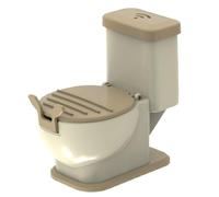 Genérico Phone Holder Toilet Shape Funny Desktop Laptop for Cell Phone Watch Videos Read Space Saving Table Holder Tablet Smartphone Office Home