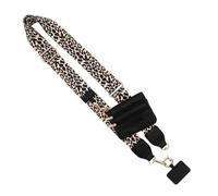 Generico Phone Lanyard, Phone Strap - Anti-Theft Zipper String | Versatile and Stylish Purse Badge Holder with Chain for Meeting, Travel, Shopping, UF, leopard, riferimento alla descrizione