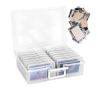 Genérico Photo Storage: 4 And 6 Inch Organizer Case, Sixteen Inner Stands | Image Custody Container, Desktop File, Memory Collection