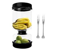 Genérico Pickle Jar, Airtight Watch Container For Marinating Vegetables, Cucumbers And Onions, Leakproof Organizer, Practical Design With Divider, Kitchen And Alm