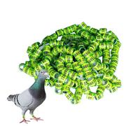 Genérico Pigeon Identification Rings - 50 Pieces Messenger Foot Ring | Safe Bird House Accessories Pigeon Supplies Bands Rings for Bird Feet Peg Accessories