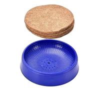 Generico Pigeon Nesting - for Breeding ABS Palm with 3 Mats | Breathable for Pigeons, Quails, Parakeets, Parrots, Canaries, Po