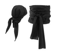 Genérico Pirate Headband - Bandana Sash Belt | Halloween Pirate Cosplay | Realistic Pirates Cosplay Accessories for Role Play, Dress Up Parties, Halloween, Christmas Night