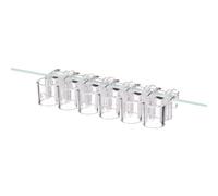 Generico Plant Hanger for Aquarium - Transparent 6 Pieces, Cultivation Structures | Decoration for Planting Aquariums for Home Water Games Cultivation Projects