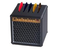 Generico Plectrum Holder - Portable Large Capacity 3D Printed Case, Perfect Integration, Guitar Display | Birthday Gift for Bass Guitars, Black, Fare riferimento alla descrizione, Please refer to