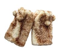 Genérico Plush Animal Headpiece with Antler Pattern, 70kg Warm and Adorable Costume, Soft and Thick Plush | Stylish Seasonal Hats for Winter Festivals, Events