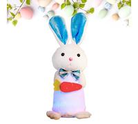 Generico Plush Bunny | Illuminated Easter Figures Bunny | Adorable Plush Rabbit | Children's Living Room Bedroom Sofa Office Car Travel Party