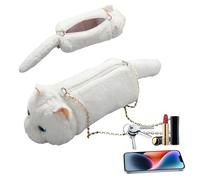 Genérico Plush - Cat | Cat Purse, Chubby Wallet, Plush, Cat Shaped Animal Wallets, Stylish Shoulder Bags, Phone Wallet, Suitable for M, white, Consulte la descripción, See description