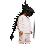 Genérico Plush Dinosaur Skeleton Costume - Fun, Soft and Breathable, Soft Plush Dinosaur Costume for Kids | Celebrations