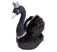 Genérico Plush Doll - Crowned Bird Toy | Elegant Goose Pillow, Decorative Collar, Soft Cushion for Living Room, Bedroom, Kids Room, Gift, Comfort
