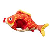 Generico Plush Fish Hat - 23.62 Inches Crazy Novelty Hat | Soft Animal Cosplay Hats, Party Favor Hats for Photography, Easter, Carnival, Masquerade, and Club Events