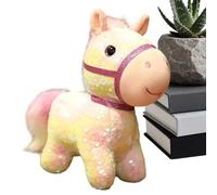 Generico Plush Horse | 15 cm Plush Dolls with Sequins, Huggable | 2026 Year of the Horse Soft Doll, for Chinese New Year Home Classroom Kindergarten Travel and Car