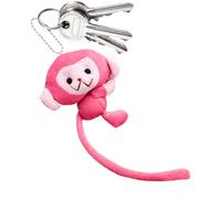Genérico Plush Monkey Keychain - Cute Plush Monkey Keychain with Pendant, Cartoon Animal Plush Keychain, Creative Soft Animal, Decorative Accessory, Holder