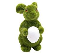 Genérico Plush Moss Rabbit Figurines | Festive Green Artificial Moss - Spring Rabbit for Table, for Garden Patio Balcony Lawn Porch