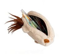 Generico Plush Pencil Case for Pens | Capibara Shaped Organizer, Plush Animal Pencil Case, for Home, Middle School, Classroom, University Dormitory Travel Study, White, Please refer to the description