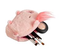 Generico Plush Pencil Case for Pens - Organizer Bag for Stationery, Plush Animal Pencil Case - for Home High School College College Dormitory Travel Study, pink, Please refer to the description