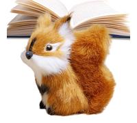 Generico Plush Squirrel | Realistic Squirrel Model Soft Table Decoration, Collectible Home Decoration, Plush Toy for Children's Room Bookcase Table Living Room Study