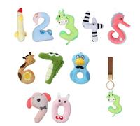 Generico Plush Toy in the Shape of Numbers - Plush Doll for Living Room Table Bedroom Study Girlfriend Wife Friend Sister Daughter Children and Teenagers