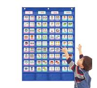 Generico Pocket Board, Educational Waterproof Educational Cards, Singular and Plural Concept Cards | for School Home Teachers and Students
