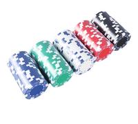 Generico Poker Chips Set - Professional Game Kit, Casino Style Case | Lightweight Aluminum Storage Collection for Tournaments Parties Meeting Friends Family Club Gaming