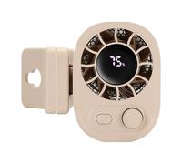 Genérico Portable Clip Fan - Portable Waist Fan with Clip - with USB Chargable Silent for Public Transport Camping Beach Women
