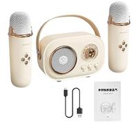 Generico Portable Karaoke Speaker Microphone, Small Kids Karaoke Mic, Wireless, Karaoke Speaker for Home Entertainment, Rechargeable, Fun Karaoke Mic for Children