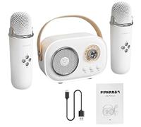 Generico Portable Karaoke Speaker Microphone, Small Kids Karaoke Mic, Wireless, Karaoke Speaker for Home Entertainment, Rechargeable, Fun Karaoke Mic for Children
