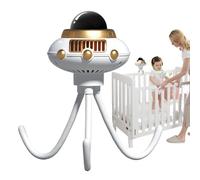 Genérico Portable Stroller Fan - Rechargeable Octopus Space Fan for Cribs - Accessories for Strollers and Use at Home or Travel