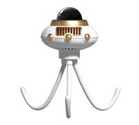 Genérico Portable Stroller Fan - Space Octopus Clip Bladeless Fan - with Flexible Tripod, Lightweight for Outdoor Stroller Chair Auto Home Desk