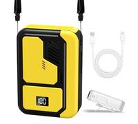 Generico Portable Waist Fan | Under the Waist Fan to Grumble, Hot Cooling Appliances, Rechargeable Air Cooler with Low Noise for Travel, Beach, Camping, Esc