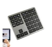 Generico Portable Wireless Keyboard, Wireless Numeric Keypad - 35 Key Numeric Keypad - Use the Quiet Portable Compact Keyboard for Efficient Typing of Personal