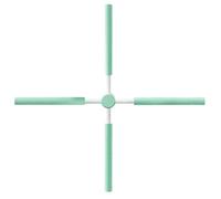 Generico Posture Corrector Yoga Cross Stick- 355G Stick Exercises Yoga | Mobility Stretching Correction Gibbosity Neck | Daily Use Office Rehabilitation Gym Travel Pilates