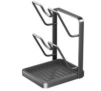 Generico Pot Lid Organizer - 2 Tier Storage Rack, Drip Tray Included, Countertop Kitchen Organizer, Rack | Lid Holder for Pot with Desi