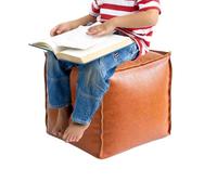 Generico Pouf de Rangement - Siège Remplissable Confortable Repose-Pieds | Chaise Coffre à Jouets Banc Polyvalent | Salon Chambre Dortoir Appartement Bureau, Ottoman en Tissu