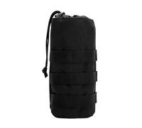 Genérico Practical Water Bottle | with Drawstring Closure and Bottle Holder, Bottle Holder - for the Whole Family Adults on Camping Hiking Cycling Travel and Outdoor Activities, Black/White, Consulte