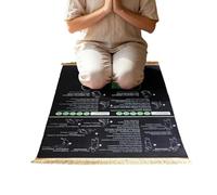 Generico Prayer Mat - Non-Slip Educational Guided Rug 48 x 89 cm - Bilingual Guided Prayer Mat for Children Adults Beginners Home Travel School Entrance Holiday