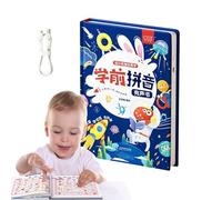 Genérico Preschool Learning Book: Interactive Conversation Activity, Electronic Educational Book, Learning Tool DEE Math and English Speaking, Books Activities Development