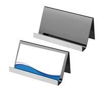 Genérico Présentoir De Cartes De Visite Pour Bureau - 2 Pieces D'Accessoires Pour L'Organisation De Bureau - 3.5 X 2 X 1.8 Pouces De Visite,Pours Bureauu Intérieur Maison Studio École Entreprise