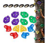 Generico Prises D'escalade Arbre | Ensemble Léger Cadeau pour Jeunes Explorateurs | Accessoire D'Entraînement pour Parcours D'Obstacles | pour Garçons Filles Aventure Jardin Mur Escalade Gym