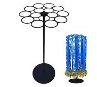 Genérico Prize Display Rack,Heavy Duty 360 Degree Swivel Wall Shelf | Holds 45+ Hangers - For Challenge Races, Runners,
