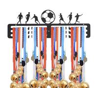 Genérico Prize Ribbon Holder | Soccer Themed Trophy Storage,Wall Trophy Rack - for Runners Players Swimmers Athletes Bedroom Office Gym